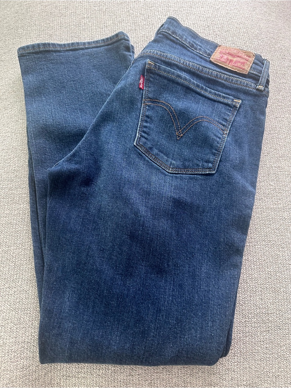 Levi's Indigo Blue Classic Straight Jeans